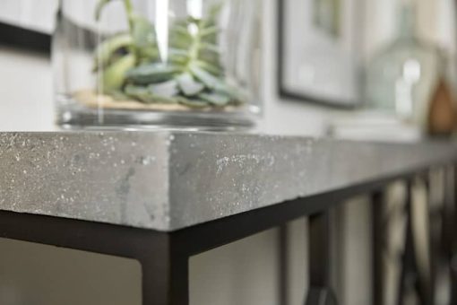 Hooker Furniture Living Room Ciao Bella Metal And Concrete Console Table - Image 3