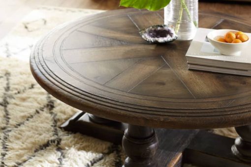 Hooker Furniture Hill Country Medina Round Cocktail Table - Image 3