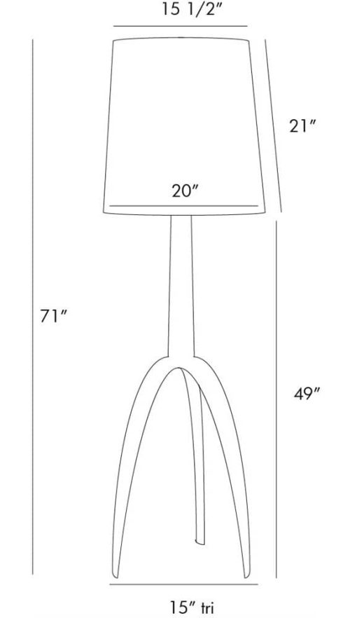 Arteriors Linden Floor Lamp - Image 3