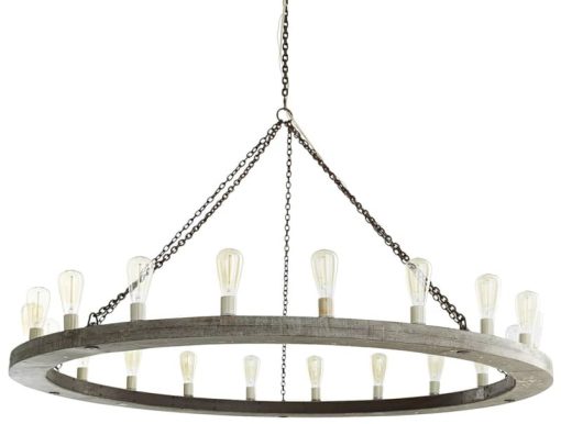 Arteriors Geoffrey Gray Large Chandelier - Image 3