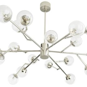 Arteriors Dallas Polished Nickel Medium Chandelier - Image 3