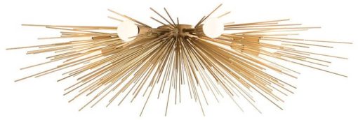 Arteriors Roxanne Antique Brass Flush Mount - Image 3