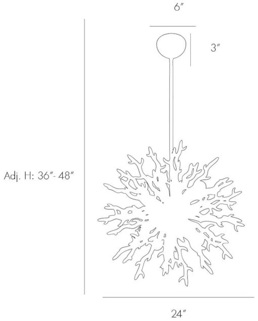 Arteriors Diallo Small Chandelier - Image 3