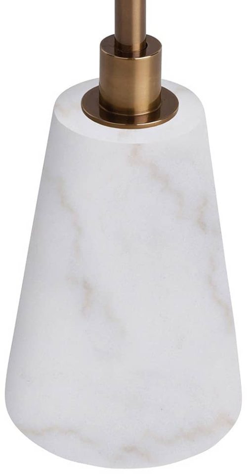 Arteriors Celeste Vintage Brass Accent Table - Image 3