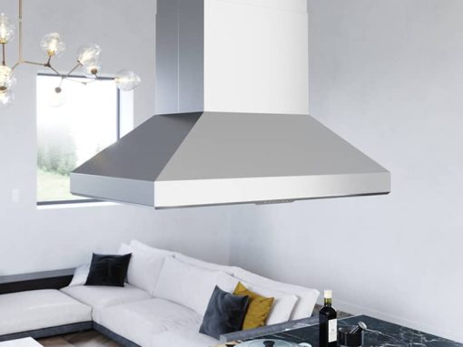 Zephyr Titan 48" Stainless Steel Island Hood - Image 3