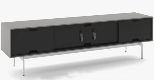 BDI Fog Grey Quad Console Low Cabinet - Image 3