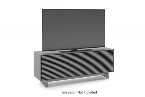 BDI Align Fog Grey Triple Media Cabinet - Image 3