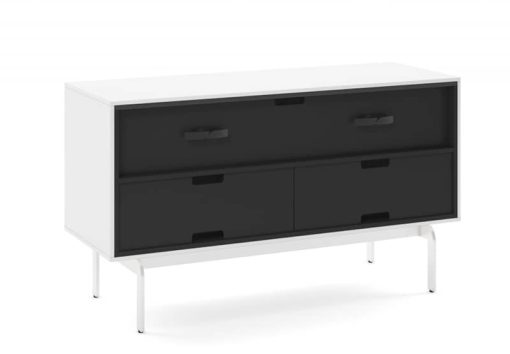 BDI Align Satin White Double Console Cabinet - Image 3