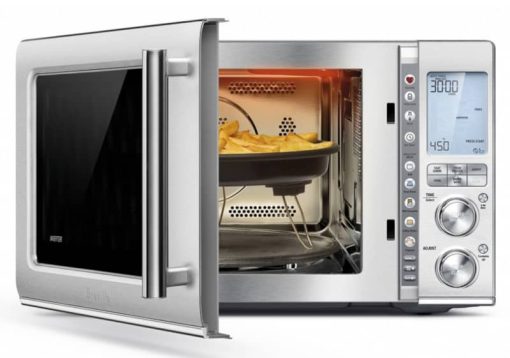Breville The Combi Wave 3-In-1 Brushed Stainless Steel Microwave, Oven & Air Fryer - Image 2
