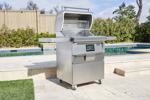 Coyote 28" Stainless Steel Freestanding Pellet Grill - Image 3
