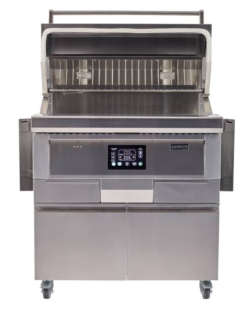 Coyote 36" Stainless Steel Freestanding Pellet Grill - Image 3