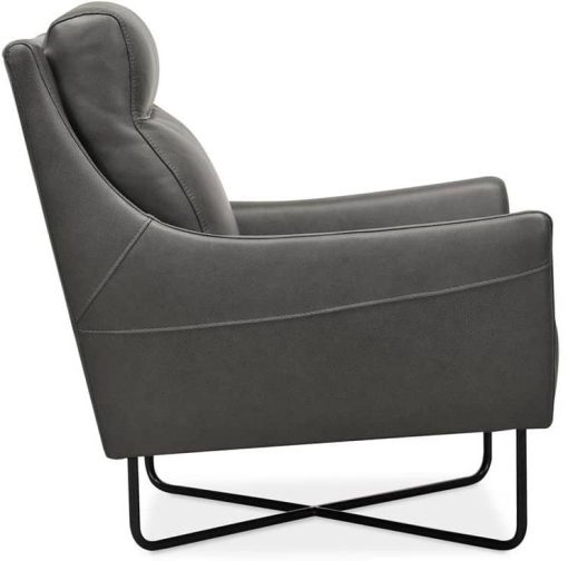 Hooker Furniture CC Collection Efron Club Chair With Black Metal Base - Image 3