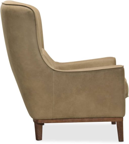 Hooker Furniture Living Room Glover Leather Club Chair - Image 3
