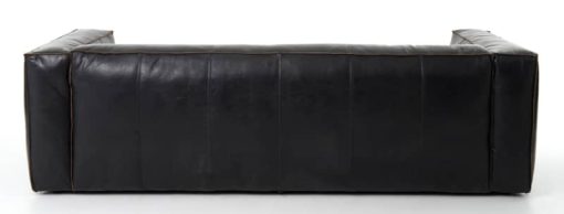 Four Hands Old Saddle Black 99" Nolita Reverse Stitch - Image 3