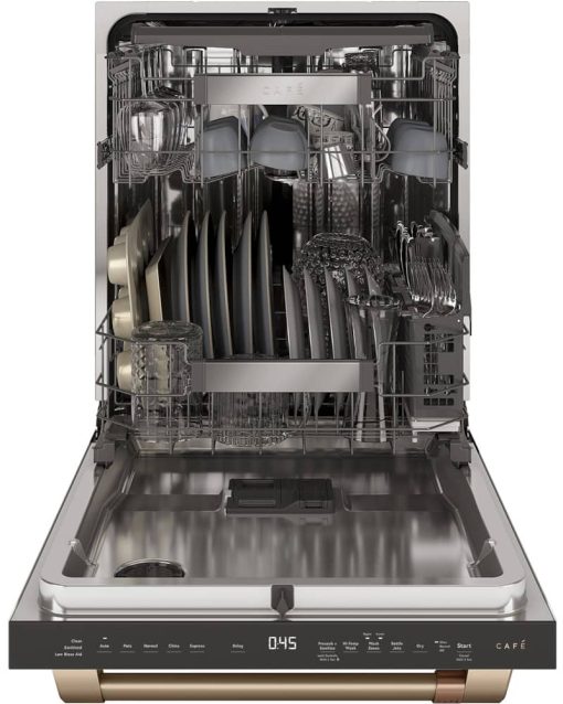 Cafe 24" Matte White Built-In Dishwasher With Hidden Controls - Image 2