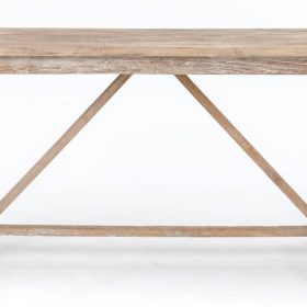 Four Hands Whitewash Palma Desk - Image 3