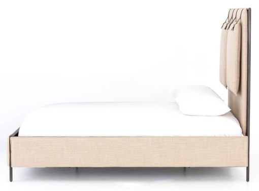 Four Hands Irondale Collection Leigh Upholstered Queen Bed - Image 3