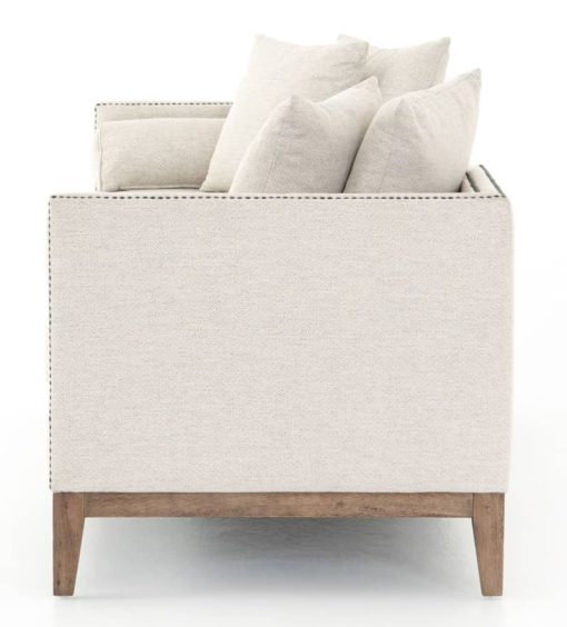 Four Hands Kensington Collection Mercury Noble Platinum Double Chaise - Image 3