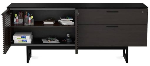 BDI Corridor 6529 Charcoal Stained Ash Credenza - Image 3