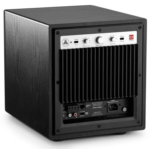 JL Audio Dominion d108 Black Ash 8" Powered Subwoofer - Image 3