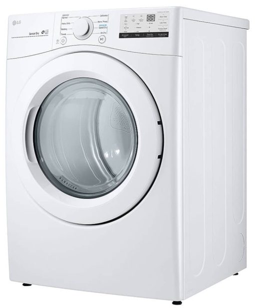LG 7.4 Cu. Ft. White Electric Dryer - Image 3