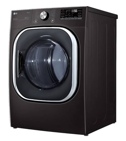 LG 7.4 Cu. Ft. Black Steel Smart Wi-Fi Enabled Electric Dryer With TurboSteam & Built-In Intelligence - Image 3