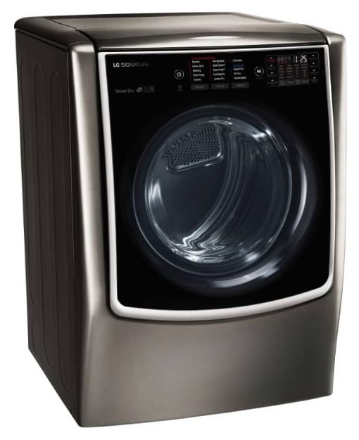 LG SIGNATURE 9 Cu. Ft. Black Stainless Steel Large Smart Wi-Fi Enabled Electric Dryer With TurboSteam - Image 3
