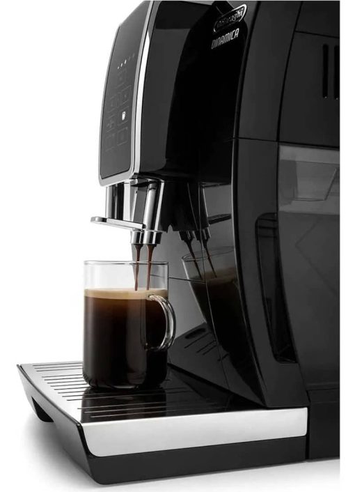 Delonghi Dinamica Black Automatic Coffee Machine w/ Espresso & Iced Coffee Features - Image 4