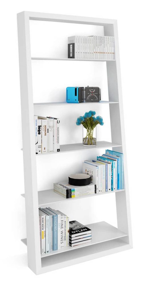 BDI Eileen 5157 Smooth Satin White Blanc Leaning Shelf - Image 3