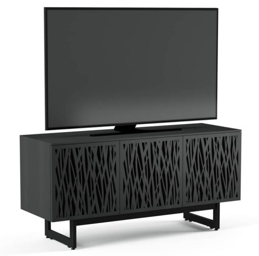 BDI Elements Wheat Charcoal Ash Stained Media with Triple-Width Storage Cabinet - Image 3