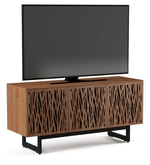 BDI Elements Wheat Natural Walnut Media with Triple-Width Storage Cabinet - Image 3