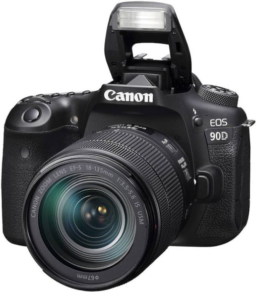 Canon EOS 90D Black DSLR Camera With EF-S 18-135mm f/3.5-5.6 IS USM Lens - Image 4