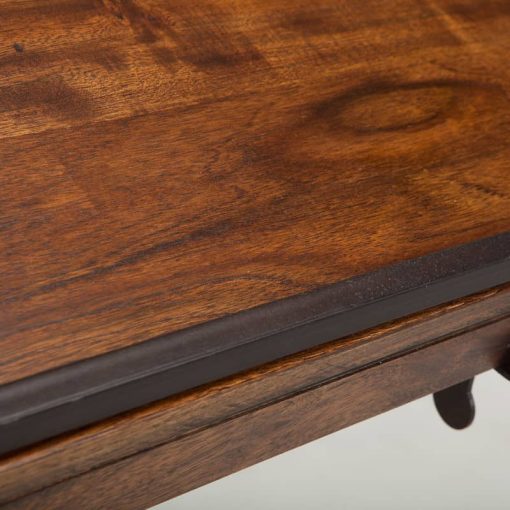 Home Trends & Design Industrial Loft Walnut 62" Drafting Desk - Image 3