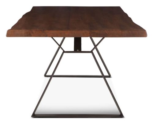 Home Trends & Design 94" Walnut  London Loft Dining Table - Image 3