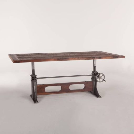 Home Trends & Design Manchester Walnut 84" Dining Table - Image 4