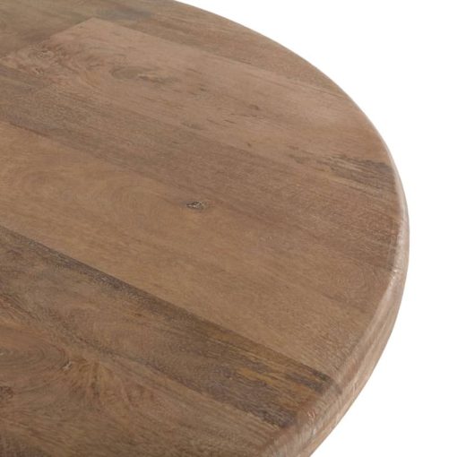Home Trends & Design San Rafael 60" Antique Oak Round Table - Image 3