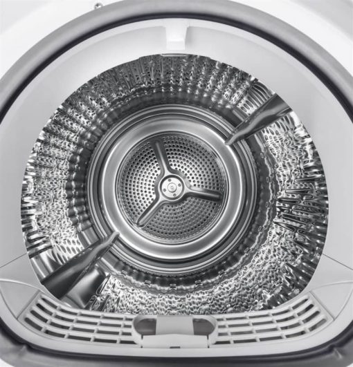GE 4.3 Cu. Ft. White Front Load Vented Electric Dryer With Stainless Steel Basket - Image 3