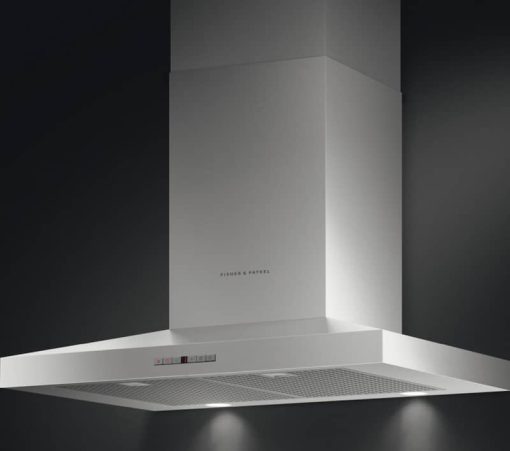 Fisher & Paykel Series 7 30" Stainless Steel Pyramid Chimney Wall Range Hood - Image 3