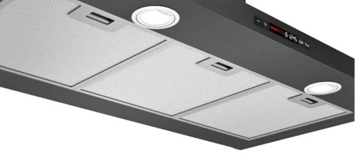 Bosch 800 Series 36" Black Stainless Steel Pyramid Canopy Chimney Hood - Image 3