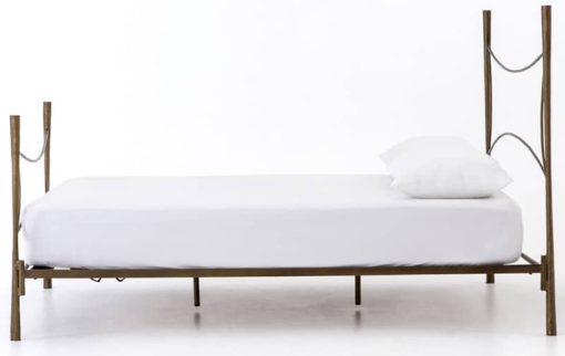 Four Hands Element Collection Westwood Antique Brass King Bed - Image 3