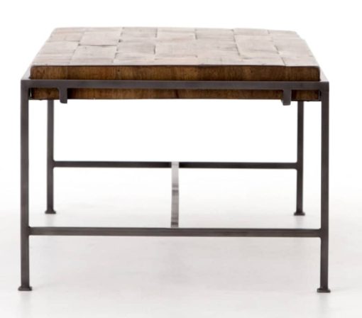 Four Hands Harmon Collection Simien Gunmetal Coffee Table - Image 3