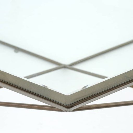 Four Hands Marlow Collection Geometric Coffee Table-Antique Brass - Image 3