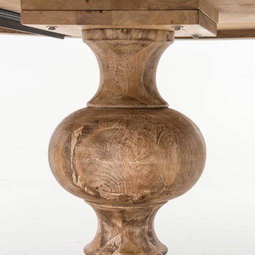 Four Hands Whitewash 60" Magnolia Round Dining Table - Image 3