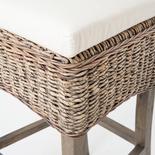 Four Hands Grass Roots Collection Banana Leaf Counter Stool - Image 3