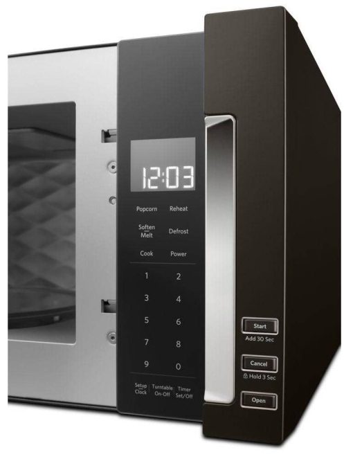 KitchenAid 30" PrintShield Black Stainless Steel Low Profile Microwave Hood Combination - Image 3
