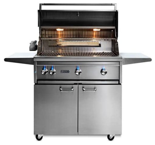 Lynx Professional 36" Stainless Steel Freestanding Liquid Propane Gas Grill With All Trident Infrared Burners And Rotisserie - Image 3