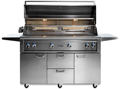 Lynx Professional 54" Stainless Steel Freestanding Liquid Propane Gas Grill With 1 Trident Infrared Burner And 3 Ceramic Burners And Rotisserie - Image 3