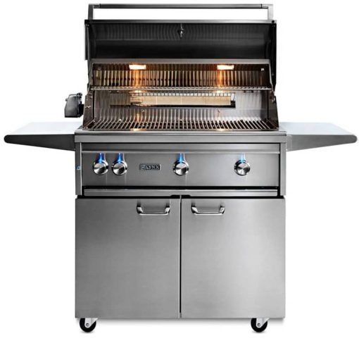 Lynx Professional 36" Stainless Steel Freestanding Natural Gas Grill With All Trident Burners, FLAMETRAK And Rotisserie - Image 2