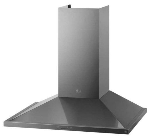 LG STUDIO 36" Fingerprint Resistant Stainless Steel Wall Mount Chimney Hood - Image 3