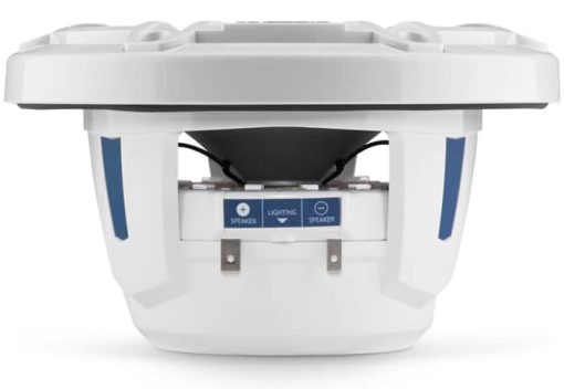 JL Audio M6 Series 6.5" Gloss White Marine Coaxial Speakers (Pair) - Image 3